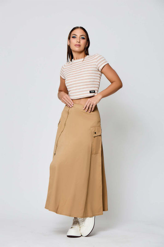 Wafflelines Cropped Top