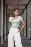 Pastel Swirl Elegance Top