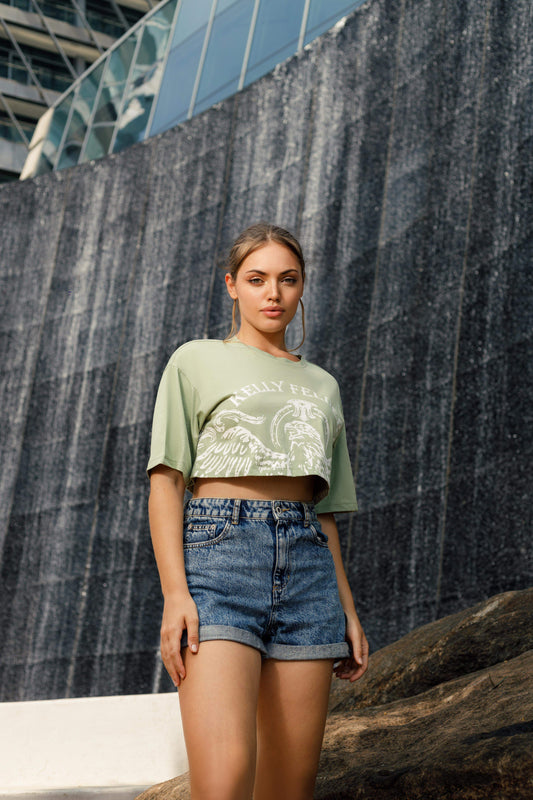 Breezy Bold Crop top