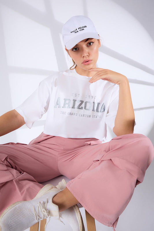 AZ Relaxed Cropped Tee