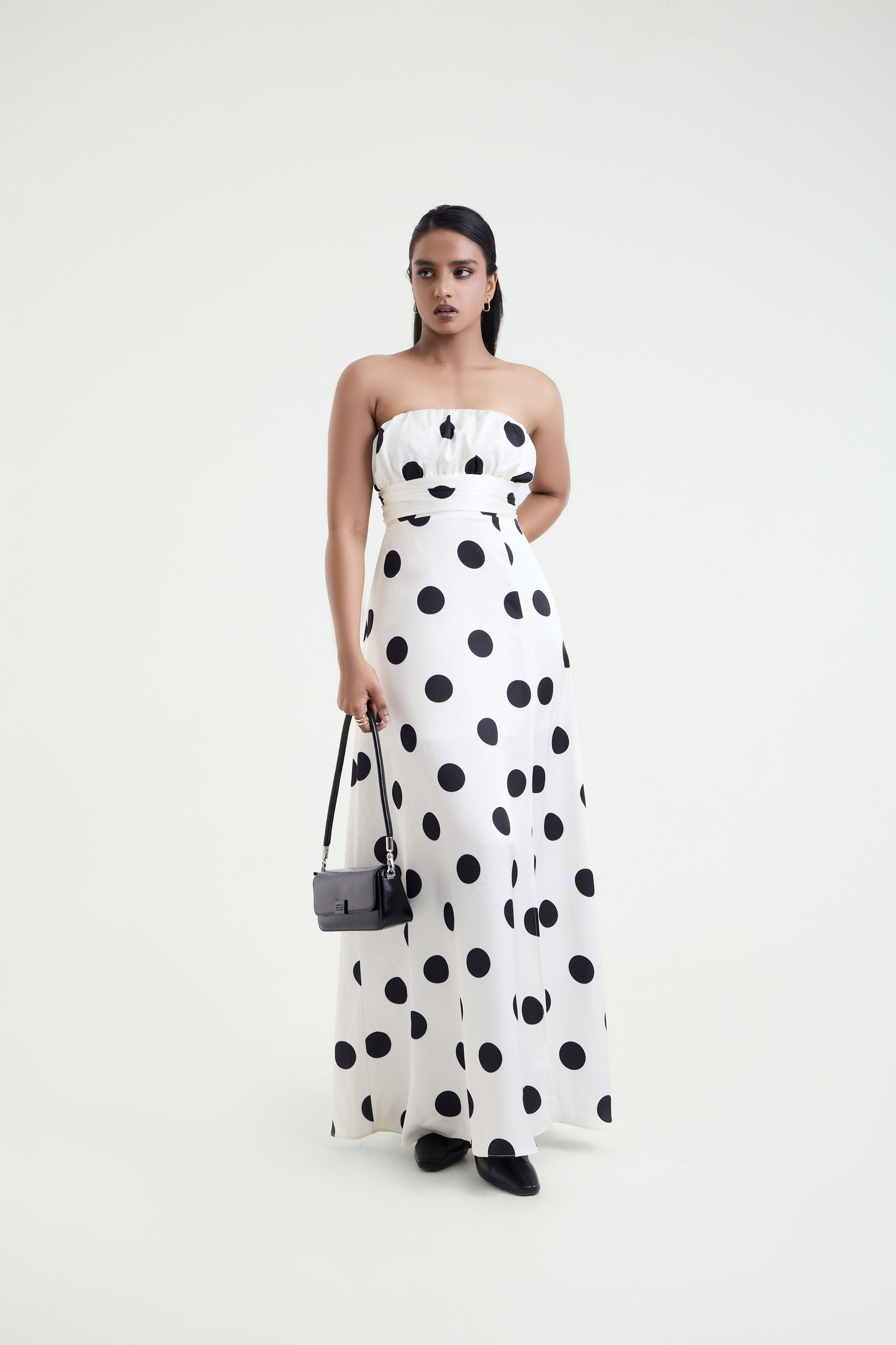 The Monroe Polka-Dot Gown