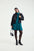 Emerald Drift Halter dress