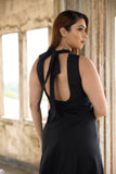Seina Drape Linen Dress