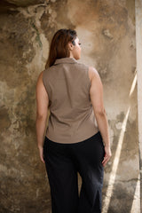 Aria Veil Linen Top