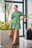 Maya Button Down Frill Dress