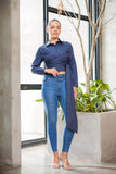 Noah Front Tie Crop Top