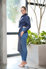 Noah Front Tie Crop Top