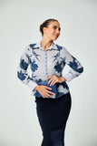 Blossom Breeze Work Wear Top