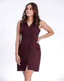Alexis falp detail blazer dress