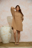 Sunlit Drapes Strip Dress