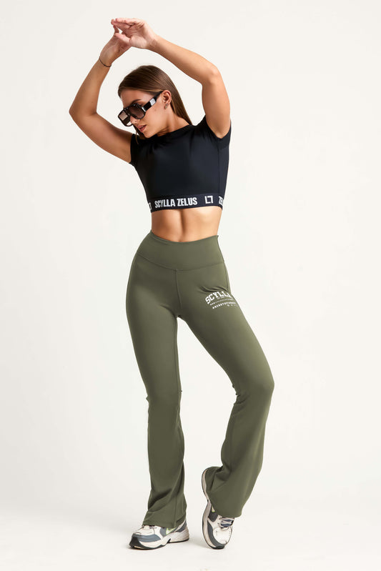 High-Waisted Kick Flares Legging