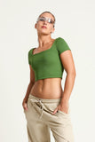 Squared Off Rib Tee