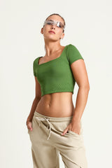 Squared Off Rib Tee