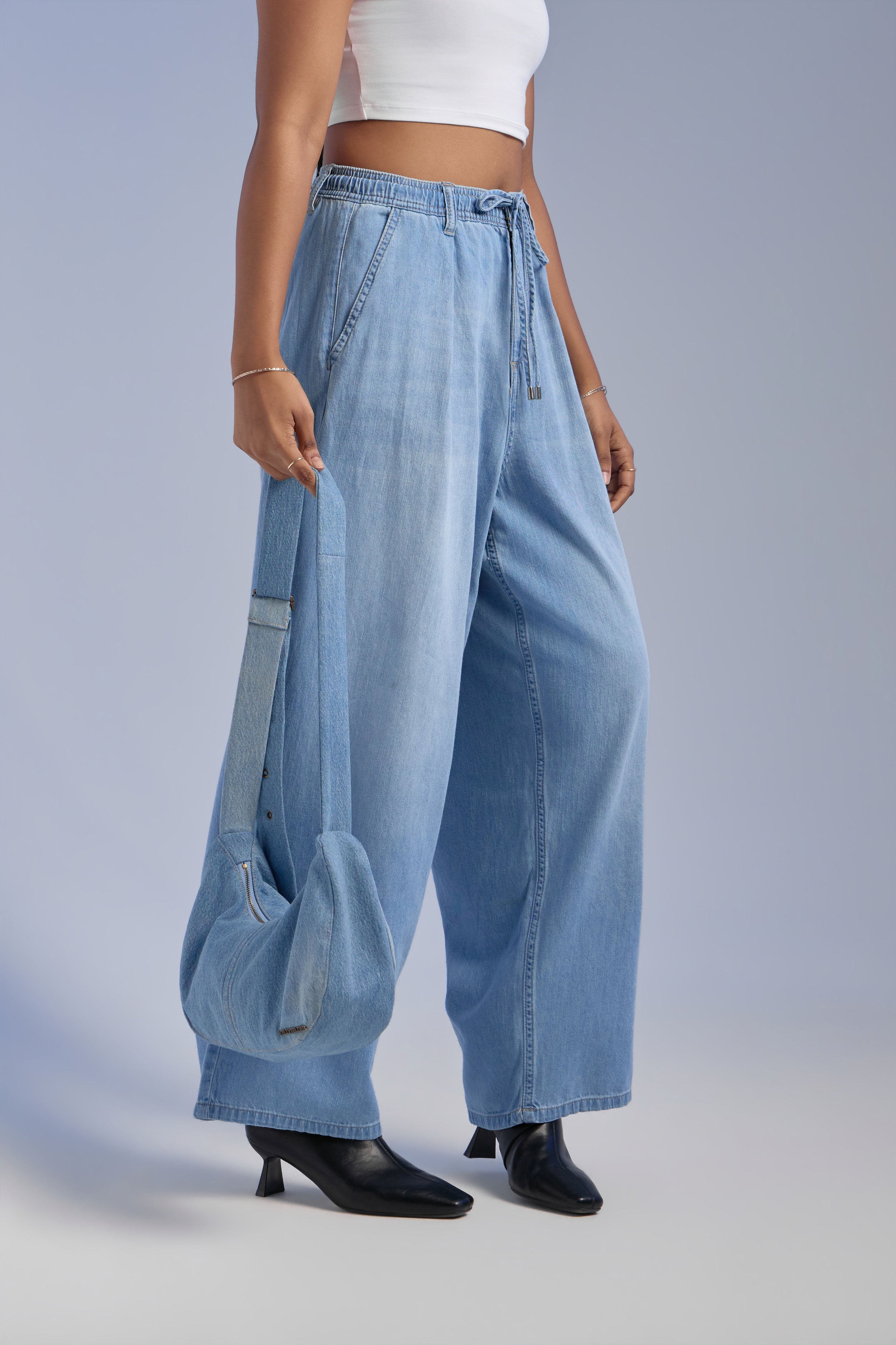 The Ease Wide-Leg Denim