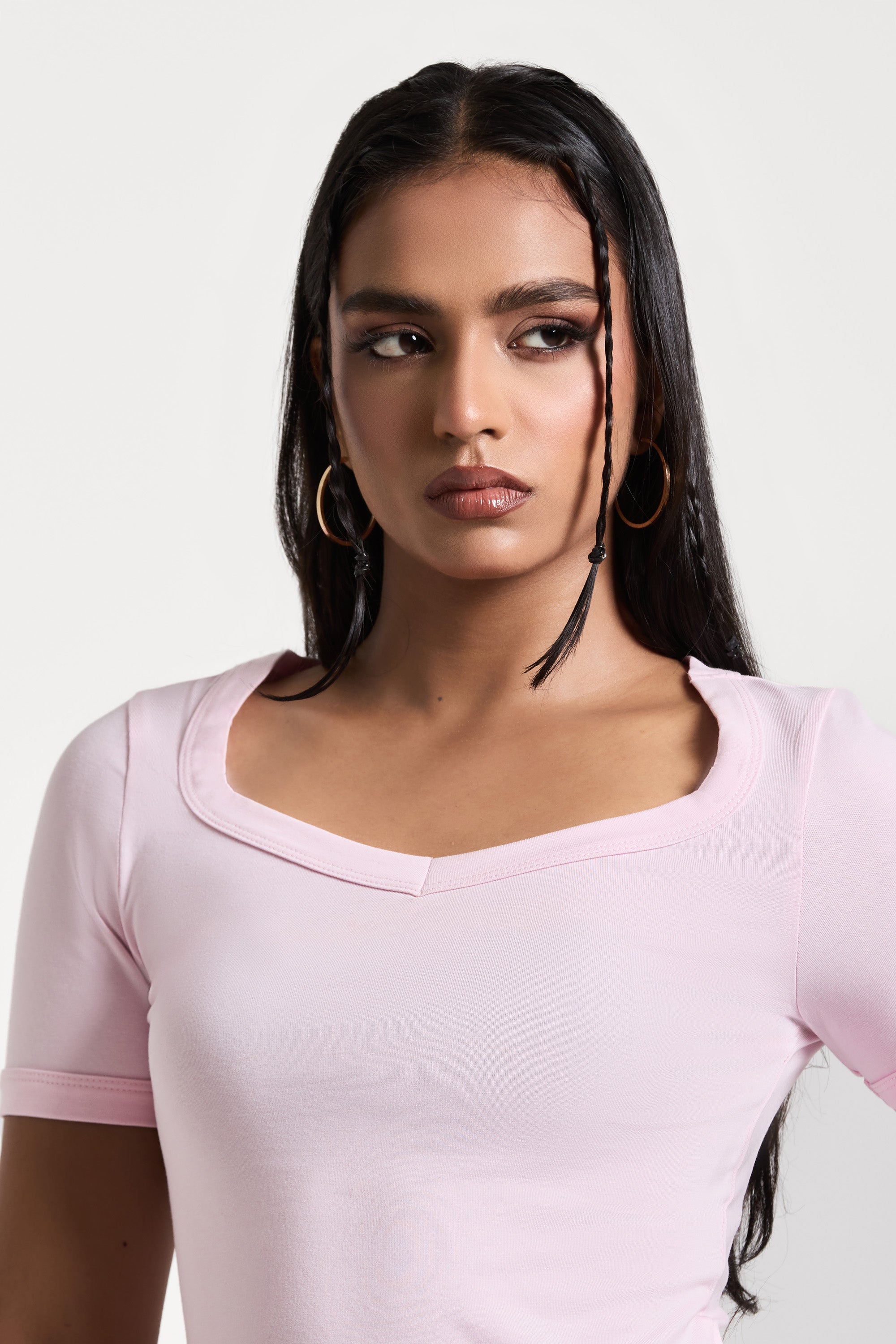 The Chloe Sweetheart Short-Sleeve Tee