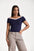 The Stella Tipped Off-Shoulder Tee