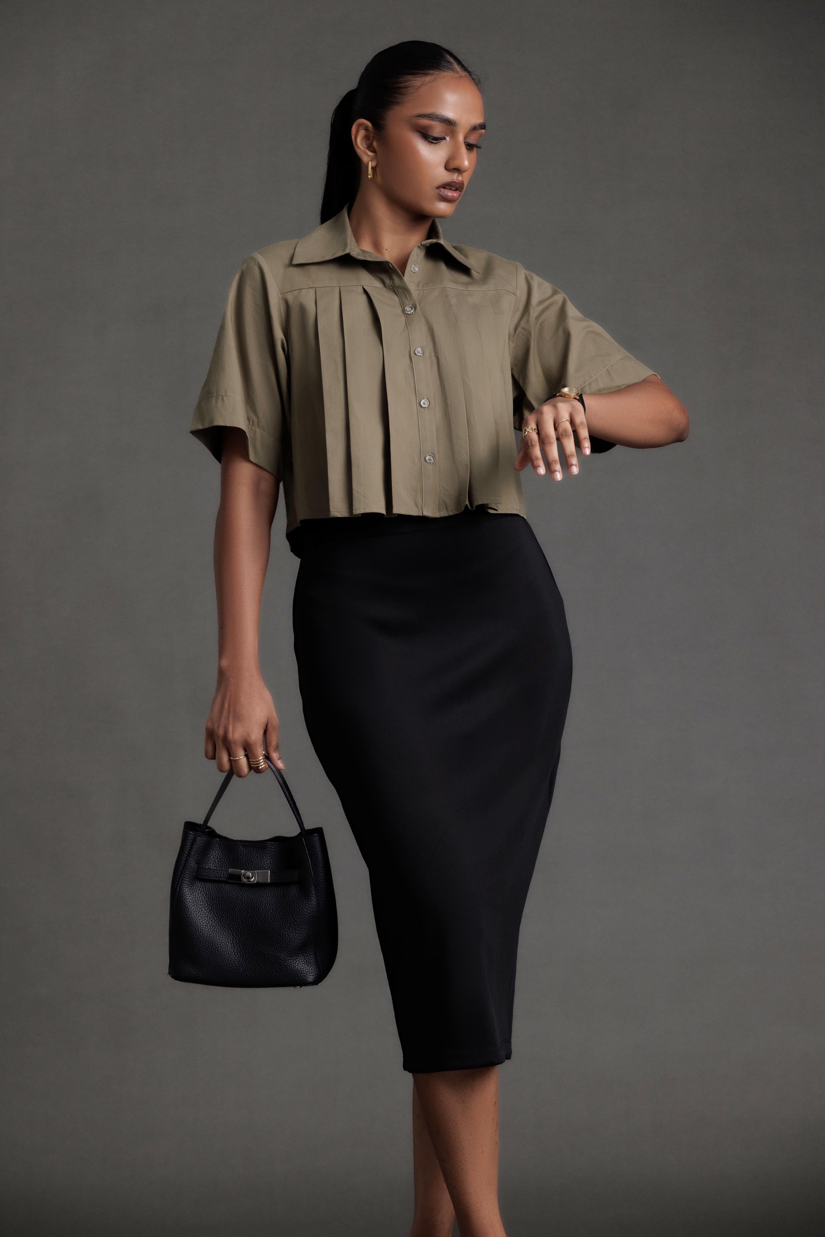 The Meridian Pleated Shirt