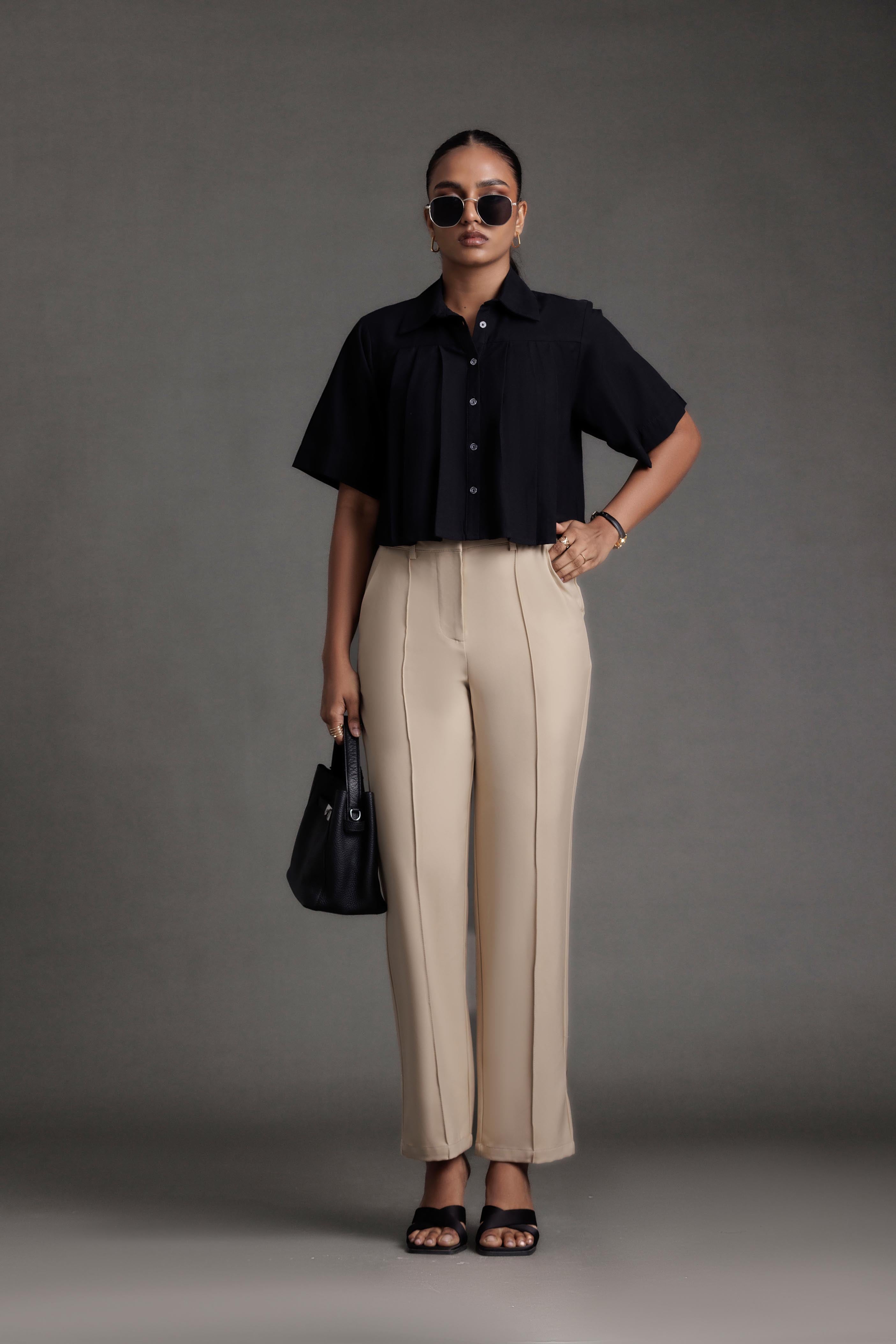 The Meridian Pleated Shirt