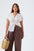 Citrus Bloom Tie Blouse