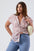 Citrus Bloom Tie Blouse
