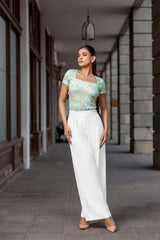 Pastel Swirl Elegance Top