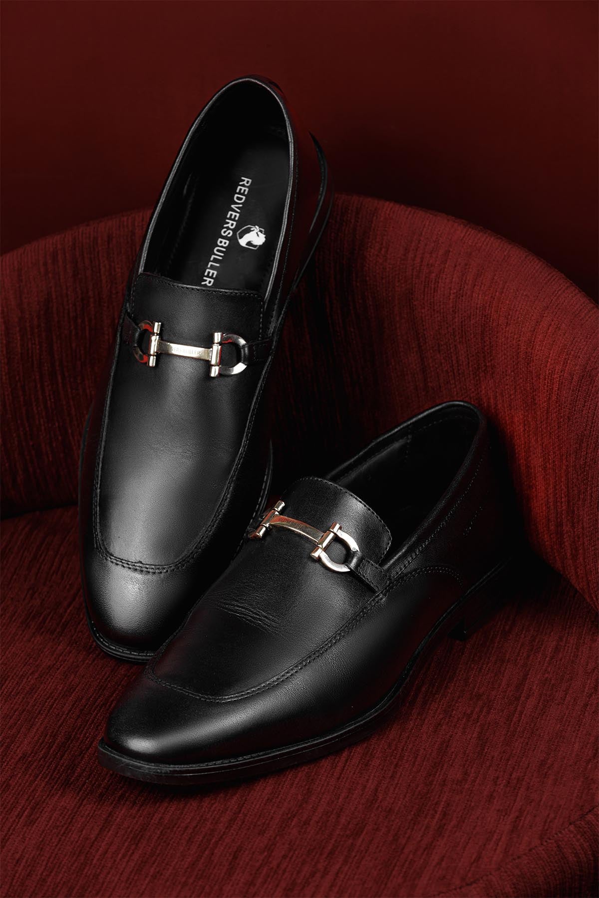 Redvers Buller “Regal Bit” Leather Loafers