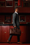 Redvers Buller “Heritage Voyager” Leather Duffle Bag