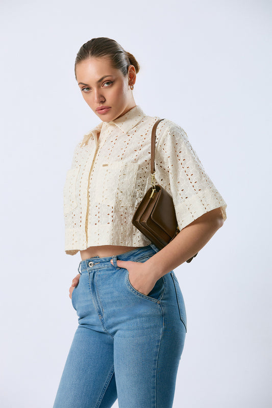 Ivory Hour Cutlone WW Top