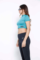 Zamyra Curled Crop Top