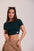 The Aura Ribbed Boat-Neck Crop