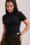 The Onyx Mock-Neck Fitted Tee