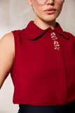 Bloom Flower Embroidery Top