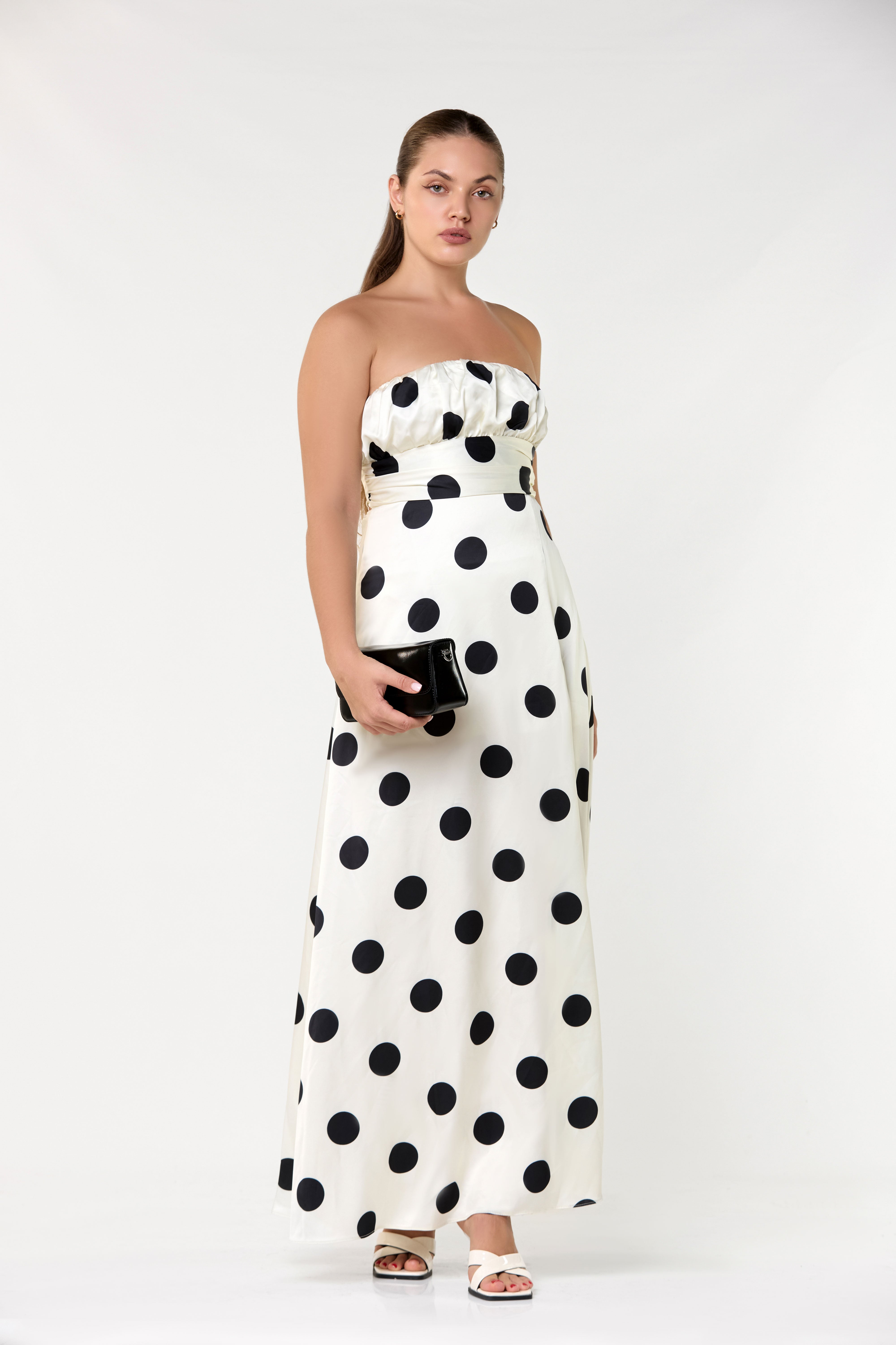 The Monroe Polka-Dot Gown