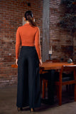 Bossy Lady High Waist Wide Leg Pant