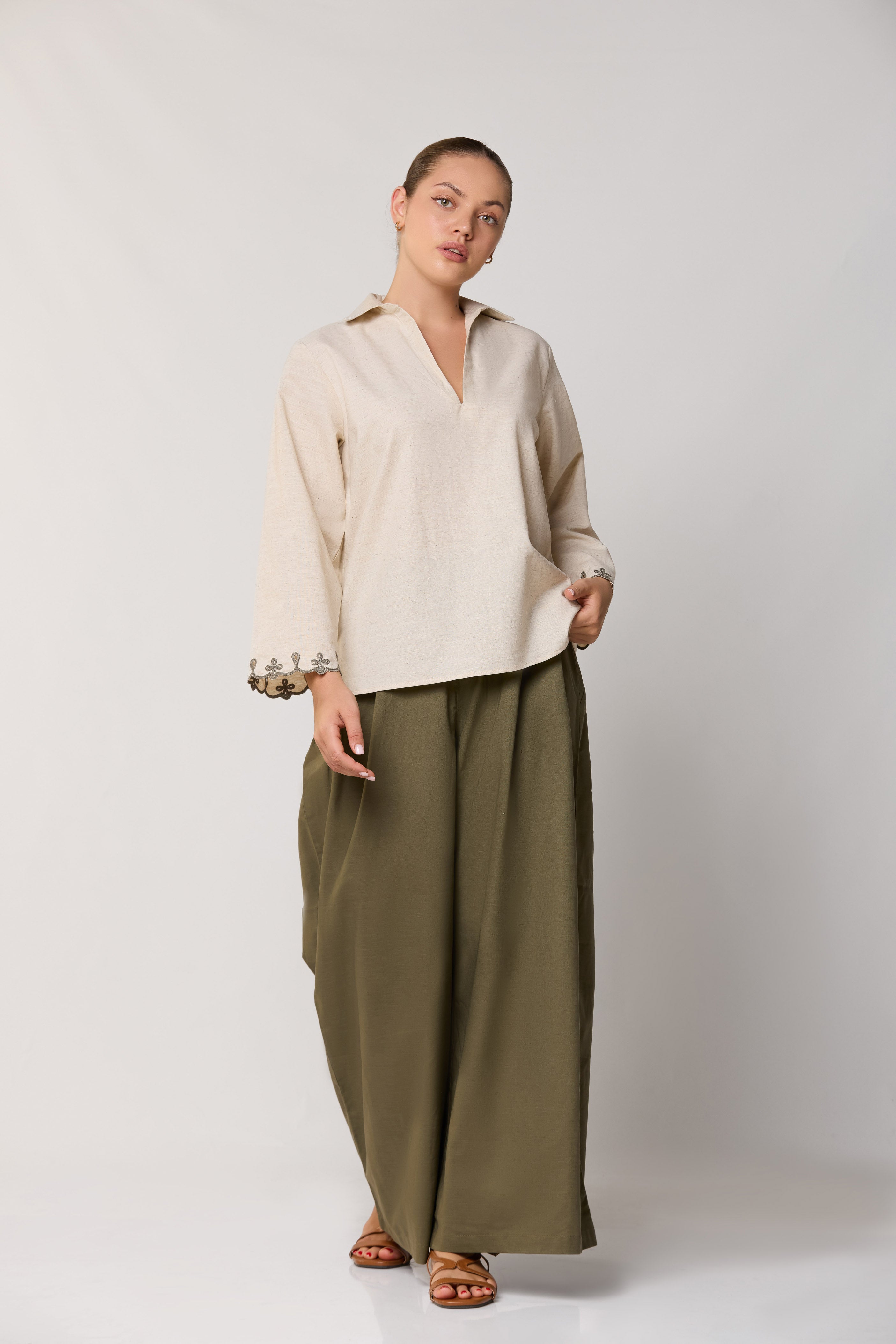 Hazel Dune Linen Pant