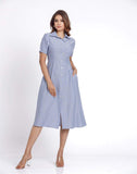 Sara Button Down Midi Dress