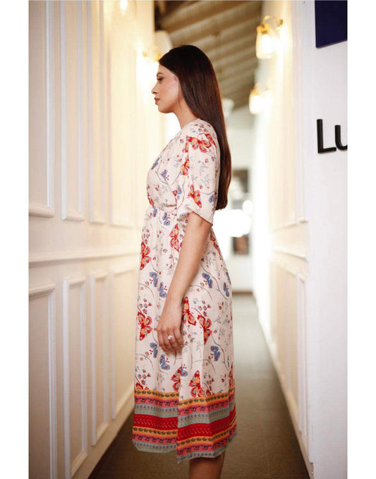 Cilendra Boho Midi Dress