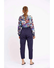 High Waisted Slouchy Trouser