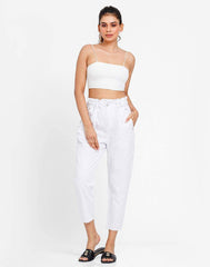 High Waisted Slouchy Trouser