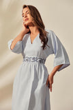 Amara Bloom Linen Dress