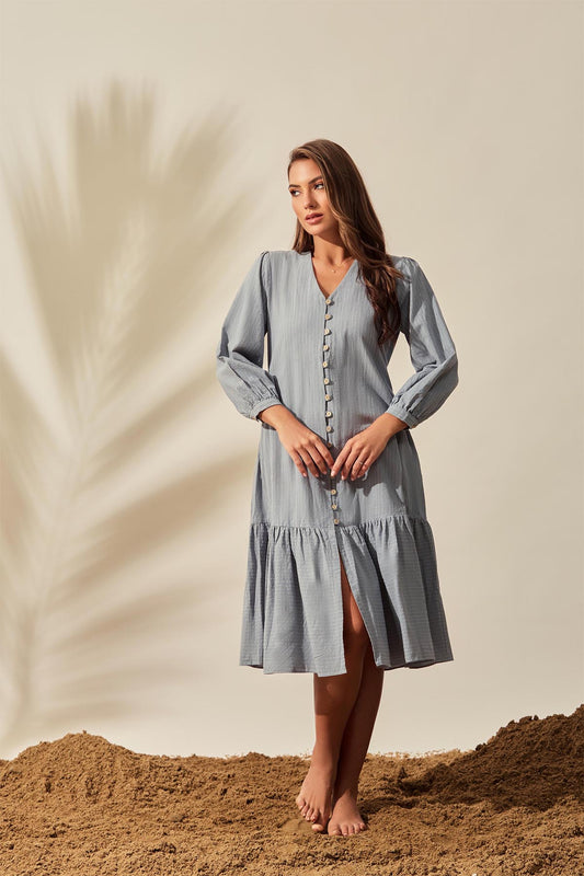 Summer Capri Clara Linen Dress