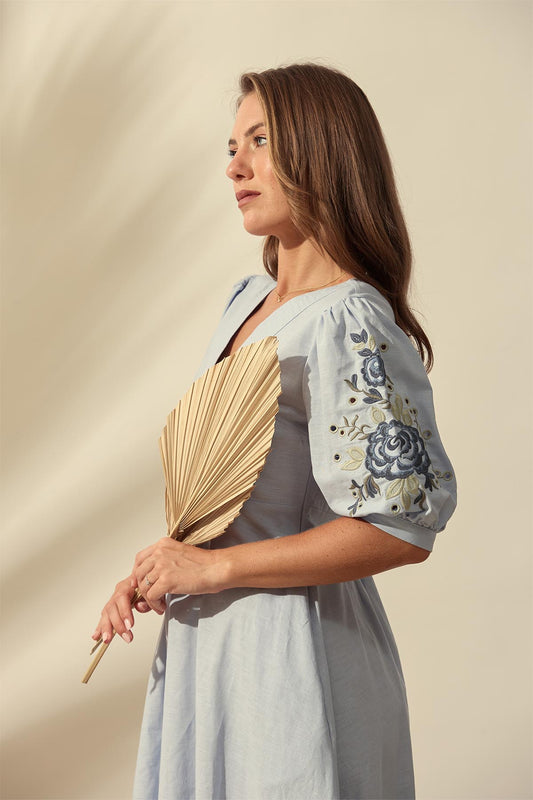 Mira Linen Dress
