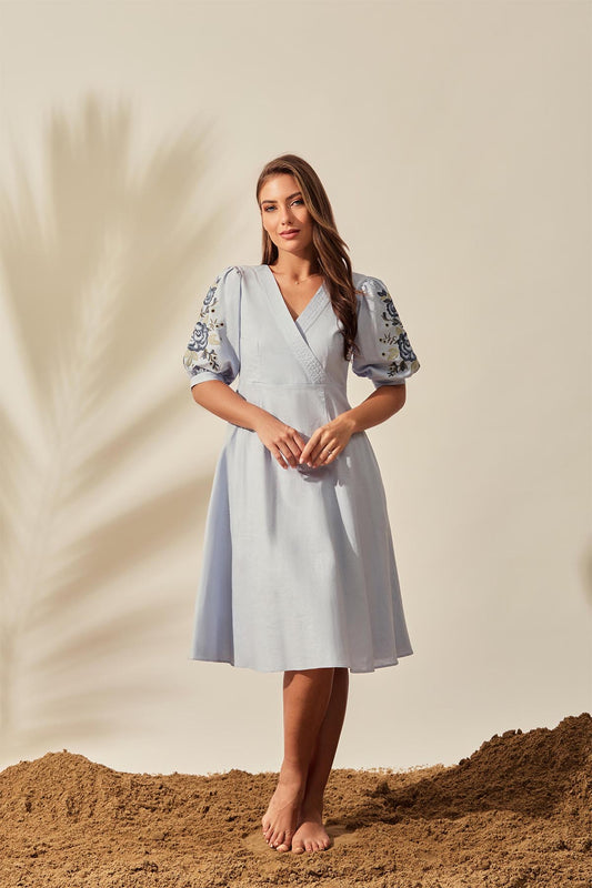 Mira Linen Dress