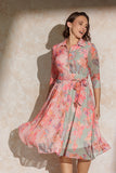 Tone & Bloom Midi Dress