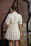 Maya Button Down Frill Dress