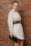 Classic Shirt Collar WW Dress