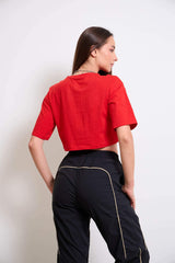 Skullmystic Cropped T-shirt