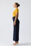 Minimal Square Rip Knit Top