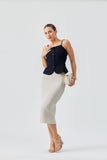 Luxe Harness Blazer Top