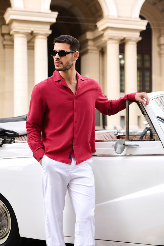 RB CAMP COLLAR L/S SHIRT 25920200